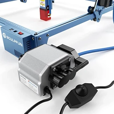 Immagine di SCULPFUN Air Assist incisione laser S10/S9 Compressore d&#039;aria con pompa ad aria compressa 30L/min per incisore e taglio alta precisione, silenziosa 40dB s9/S10