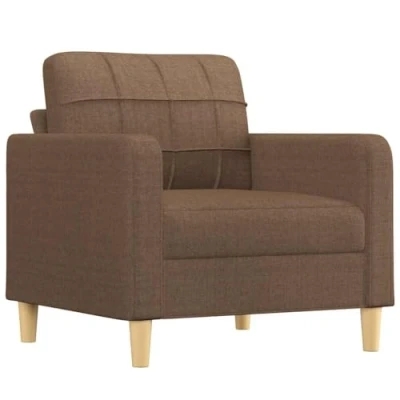 Immagine di VidaXL, Poltrona, Poltrona Marrone 60 cm Tessuto,Colore: Marrone,Materiale: Tessuto (100