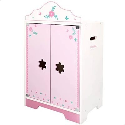 Immagine di WOOMAX Armadio in Legno Mucche C/3 APPENDI+3A Giocattolo, 34x23x55 cm