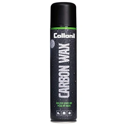 Immagine di Collonil Carbon Wax Plege High Tech Impregnante spray e cura della pelle per liscia, Trasparente (nero), 300 ml