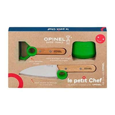 Immagine di Opinel Coffret le petit chef bois vert