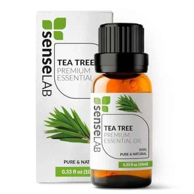 Immagine di SenseLAB Olio essenziale di Tea Tree Terapeutico Naturale e Puro al 100% per Umidificatore Diffusore Aromaterapia la Cura Dei Capelli Protezione esterna (10 ml)