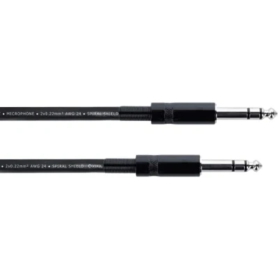 Immagine di Cordial ELEMENTS EM 1.5 VV, Cavo Bilanciato, Jack TRS/Jack TRS 1,5 m, nero