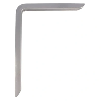 Immagine di Amig Staffa per mensole a muro Supporti Reggimensola Staffe in Alluminio Colore: Argentato Dimensioni: 150 x 100 Peso max: 90 kg