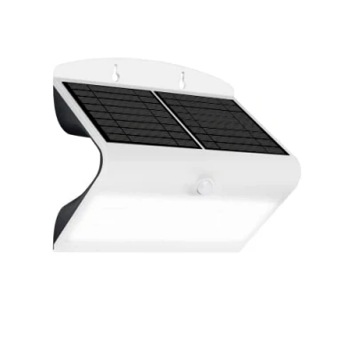 Immagine di Luceco Solar LED Guardian Applique con sensore di movimento PIR, 6,8 Watt, bianco