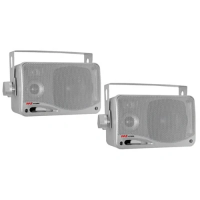 Immagine di Pyle PLMR24S Coppia di altoparlanti impermeabili, 200 W, colore: Argento