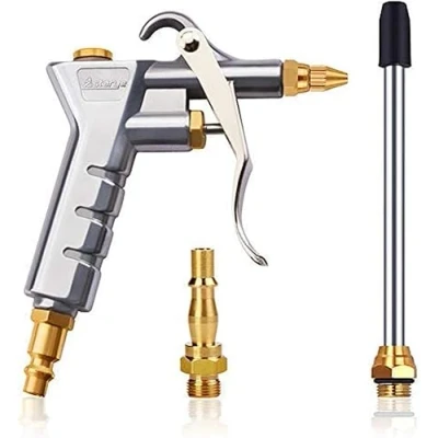 Immagine di Noosverl pistola per aria compressore d&#039;aria spolverino con ugello di estensione 1/4&quot; BSP alta pressione