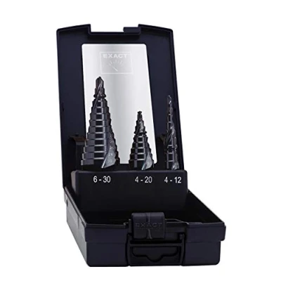 Immagine di Exact 50071 HSS KIT punte a gradini 3 parti 4 12 mm, 20 6 30 mm TiAIN Alberino facce 1