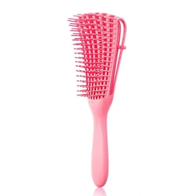 Immagine di Daletu Spazzola Districante per Capelli Ricci Afro 3A a 4C, Magico e Indolore Pettine Crespi/Ondulati/Bagnati/Secchi/Lunghi/Spessi (Rosa)