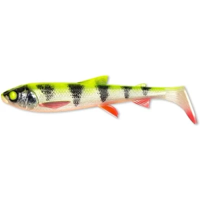 Immagine di Savage Gear Whitefish Shad Pesce in gomma 3D, colore: tigre limone, lunghezza/peso/contenuto della confezione: 20 cm/62 g/1 pezzo