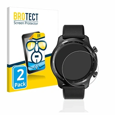 Immagine di brotect Pellicola Protettiva per Mobvoi Ticwatch Pro 3 Ultra GPS Protezione Schermo (2 Pezzi) [Trasparente, Anti Impronte]