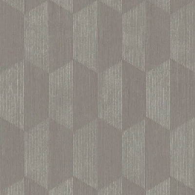 Immagine di A.S. Création Carta da parati grigia argento 385923 con struttura per camera letto, soggiorno, 10,05 x 0,53 m, Made in Germany