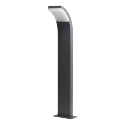 Immagine di Lucande lampada LED da esterni &#039;Timm&#039; (Moderno) colore Nero, in Alluminio (1 luce, lampadina inclusa) lampioncino, paletto luminoso, viale, lampione