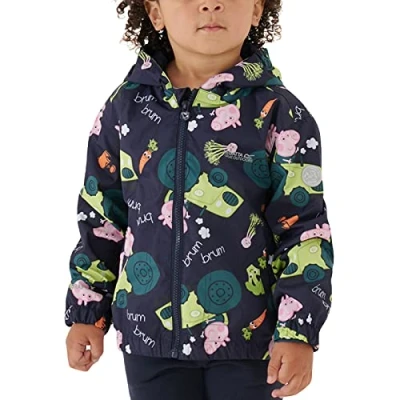 Immagine di Regatta Muddy Puddle Giacca shell foderata impermeabile con cappuccio e stampa
