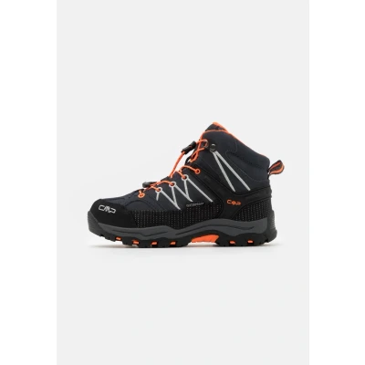 Immagine di CMP Rigel MID Trekking WP Unisex Scarponi da montagna per bambini, Taglia: 37, Antracite/flash orange Pelle e tessuto