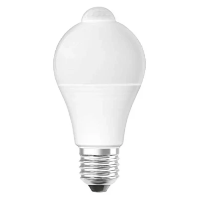 Immagine di OSRAM Star Motion Sensor CLASSIC a Lampadina LED, Attacco: B22d, Bianca Calda, 2700 K, 7 W, Equivalenti 60 Opaco, LED Retrofit A, Taglia Unica