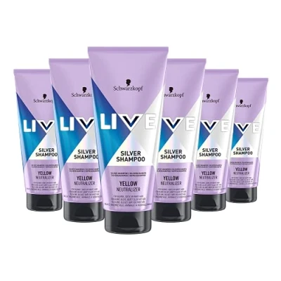 Immagine di Schwarzkopf LIVE Shampoo argento 200 ml Confezione da 6