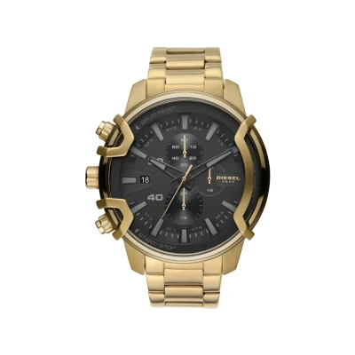 Immagine di Diesel Griffed Cronografo goldcoloured, Uomo, Taglia: One Size, Gold coloured