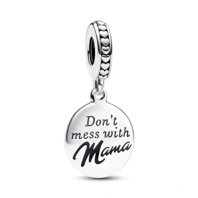 Immagine di PANDORA Ciondolo Moments in argento Sterling e smalto nero, da incidere
