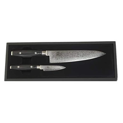Immagine di Yaxell 350002 Ran Set di coltelli da chef e verdura, colore: Argento
