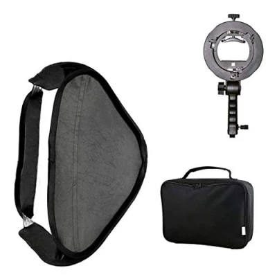 Immagine di Godox pieghevole Octagon Bouncer diffusore softbox per flash (80 x 80 cm) Nero