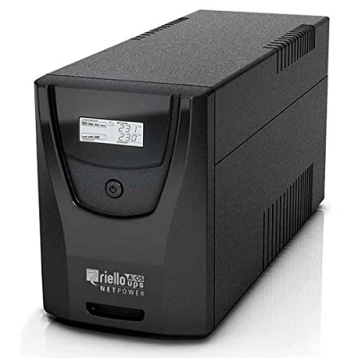 Immagine di Riello NPW 1000 Gruppo di continuità (UPS) VA 6 presa(e) CA a linea interattiva Alimentazione (1000 VA, 600 W, 220 V, 240 50/60 Hz, Accoppiatore C13)