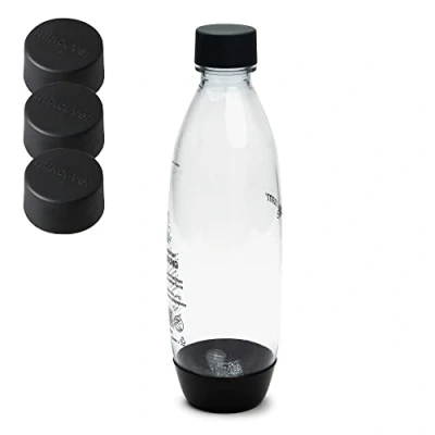 Immagine di mixcover Coperchio compatibile con bottiglie di plastica SodaStream, set da 3 pezzi