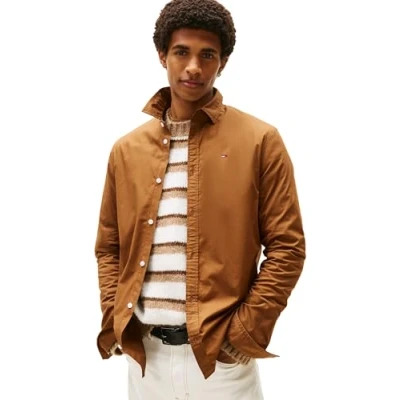 Immagine di Tommy Jeans Tjm Original Stretch Shirt Dm0dm04405, Camicia a Maniche Lunghe Uomo, Marrone (Pecan Nut), XL