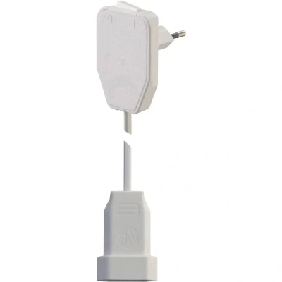 Immagine di NVB 104580 Alimentazione Prolunga Bianco 3.00 m H03VVH2 F 2X 0,75 mm² con interruttore intermedio