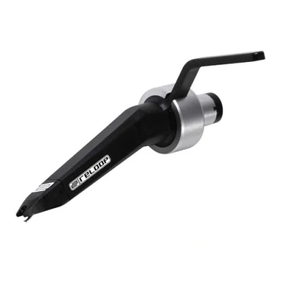 Immagine di Reloop Concorde Black sistema a cartuccia allround con molte applicazioni, speciale stilo sferico, suono bilanciato, leggera accentuazione della gamma bassa