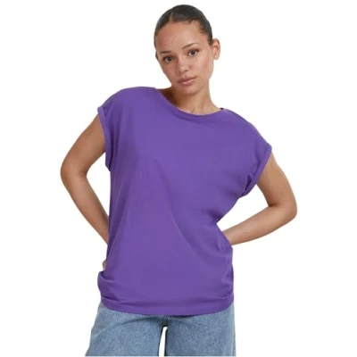 Immagine di Urban Classics Curvy Ladies Extended Shoulder TEE Tshirt basic, Donna, Taglia: 3XL, Ultraviolet