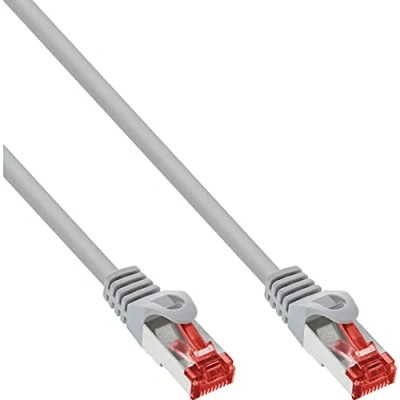 Immagine di InLine 22183 Cavo Patch LAN, S/FTP, Cat.6, 250Mhz, 0.25 m, Grigio