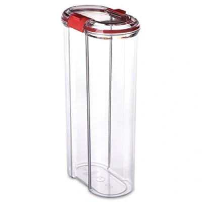 Immagine di Tatay, Contenitore per alimenti in plastica, con chiusura di sicurezza, Trasparente (durchsichtig), 15,5 x 9 13 cm, 2,5 litri