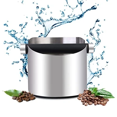 Immagine di Contenitore per colino Sporgo Knock Box Macchine Scatola di raccolta e riciclaggio fondi caffè, caffè