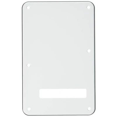 Immagine di Fender Stratocaster Modern Style Tremolo Backplate Piastra Posteriore per 3 Strato Colore. Bianco