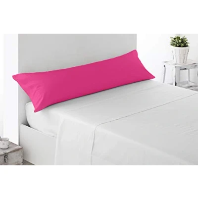 Immagine di Miracle Home Federa per Cuscino, Morbida e Confortevole, Cotone 50% Poliestere, 135 cm, Colore: Fucsia