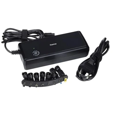 Immagine di Hama Alimentatore per notebook 90 W 12 V/DC, 14 15 16 18 18.5 19 19.5 20 21 22 V/DC 6 A