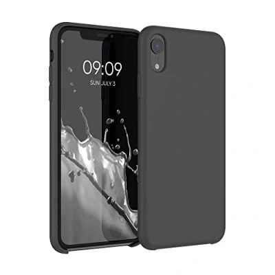 Immagine di kwmobile Cover per Apple iPhone XR Custodia Back Case Smartphone in Silicone TPU Protezione Gommata nero matt