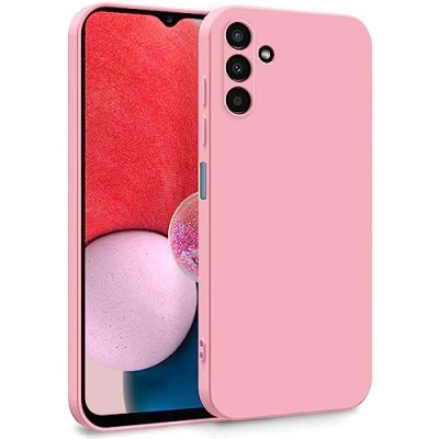 Immagine di MyGadget Cover per Samsung Galaxy A13 5G A04s Custodia in Silicone Morbido a Doppio Strato Case con Protezione Fotocamera &amp; Fodera Interna Antigraffio Rosa Chiaro