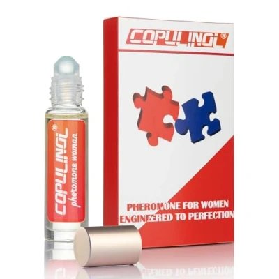 Immagine di Pherolec Global COPULINOL Profumo ai feromoni per donna Colonia ultra potente lei Fragranza femminile lavoro, eventi sociali, serate romantiche e regali Roll on da 10 ml