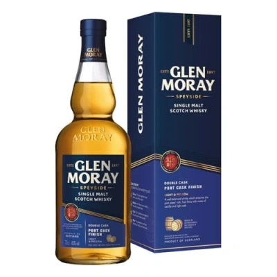 Immagine di Glen Moray Elgin Classic Port Cask Finish Small Batch Release 40% Vol. 0,7l in Giftbox