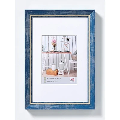 Immagine di walther design blu 15 x 20 cm con passe partout, cornice chalet EL520L