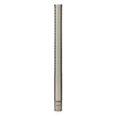 Immagine di RØDE NTG3 Microfono a Condensatore Supercardioide di Precisione Satin Nickel RF Bias per Registrazione in Location, Foley e Voice Overs