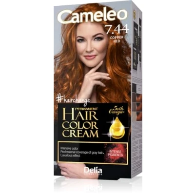 Immagine di Cameleo Omega Plus Tinta per Capelli Rosso Rame Colore Profondo, Duraturo Colorazione Permanente Protezione i Kit Completo la 50ml