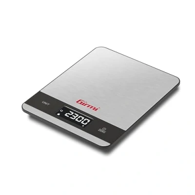 Immagine di Girmi PS05 Bilancia da cucina Elettronica, 1 gr/5Kg, Piatto Inox, Display ad alta luminosità, Autospegnimento, Funzione TARA, Indicatori di errore, 50 x 22