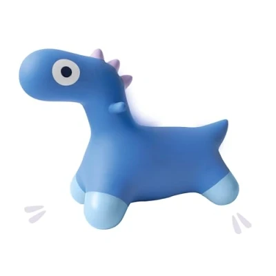 Immagine di Quut Hoppi Dino Springen Giocattolo gonfiabile per saltare Esterno ed Interno Design Pompa inclusa Regalo A partire dai 18 mesi (blu cosmico)