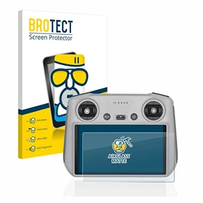 Immagine di brotect Pellicola Vetro Opaca per DJI RC Controller Protezione Schermo [Anti Riflesso, Durezza 9H]