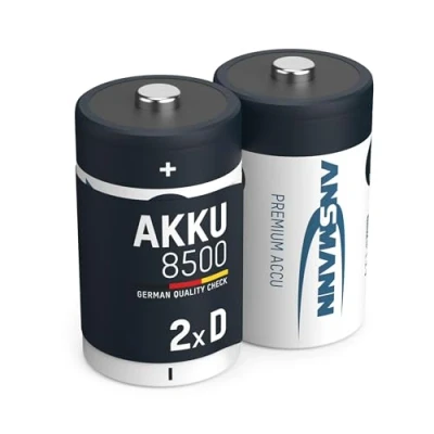 Immagine di Ansmann maxE HR20 Batteria ricaricabile Torcia (D) NiMH 8500 mAh 1.2 V 2 pz.