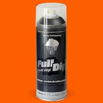 Immagine di AutoFullCar Vinile LIQUIDO Full Dip Arancione Fluor Formato Spray 400 ml.