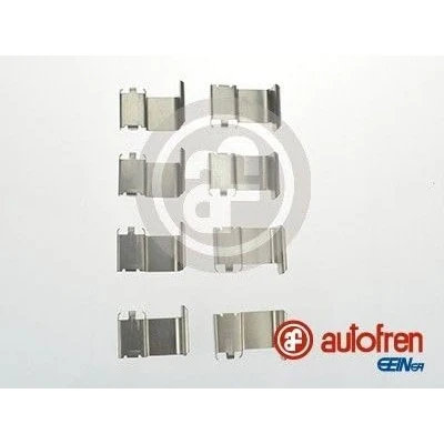 Immagine di AUTOFREN SEINSA D42569A Kit accessori, Pastiglia freno Assale anteriore DAIHATSU: Terios I, II